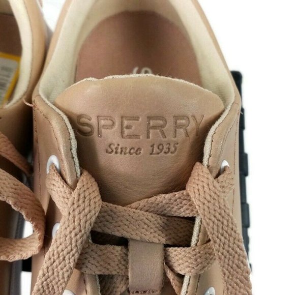 Sperry Topsider Haven Nude Cap Toe Fashion Sneaker Womens Size 6 NEW - Picture 5 of 12